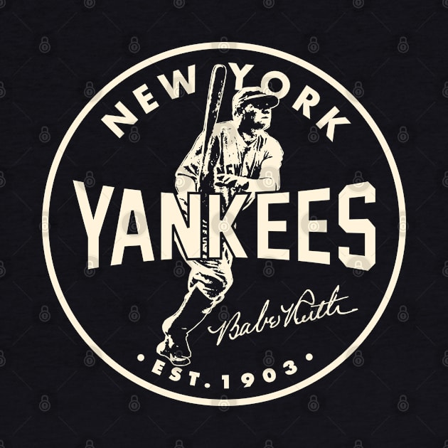 Babe Ruth Yankees 2 by Buck Tee Originals by Buck Tee